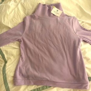 NWT Terry Lavender Size M Park Slope Turtleneck